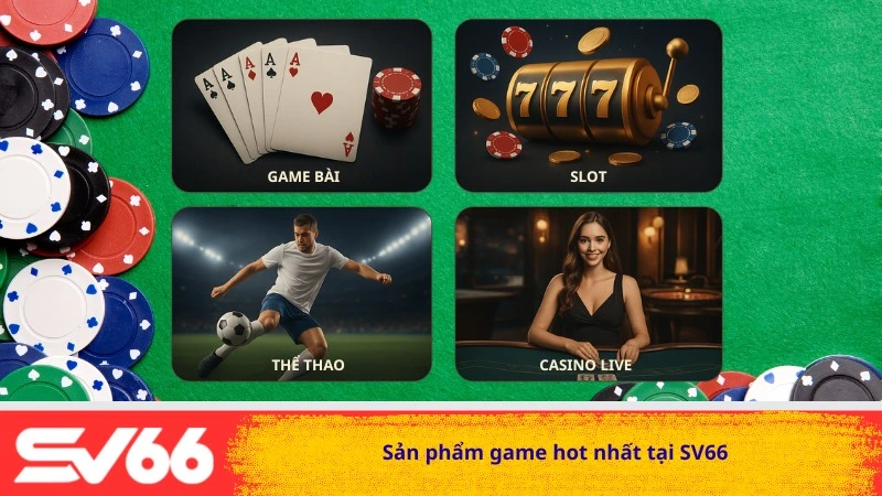 Sản phẩm game hot nhất tại SV66