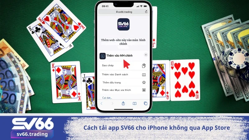 cách tải app SV66 cho iPhone không qua App Store