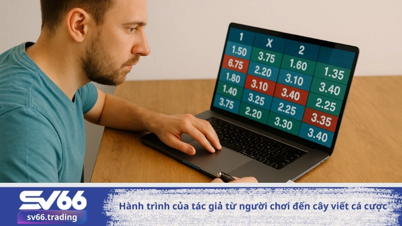 Hành trình của tác giả từ người chơi đến cây viết cá cược