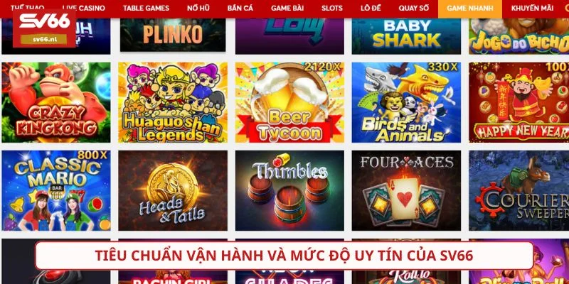 Nền tảng có giấy phép hoạt động minh bạch