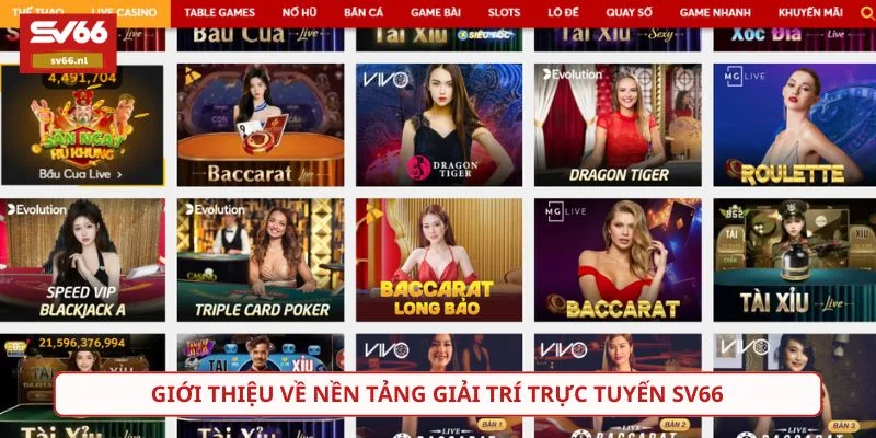 SV66 là trang giải trí trực tuyến được yêu thích tại Việt Nam